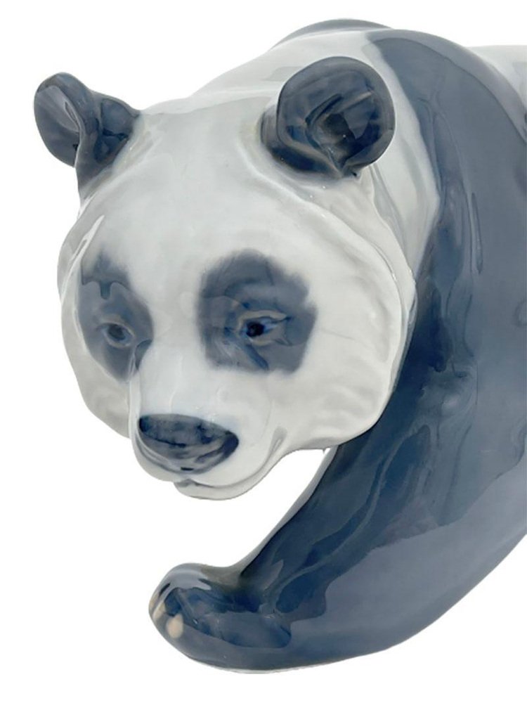 Porcelain Walking Panda Bear by William Timyn for Royal Copenhagen, 1976