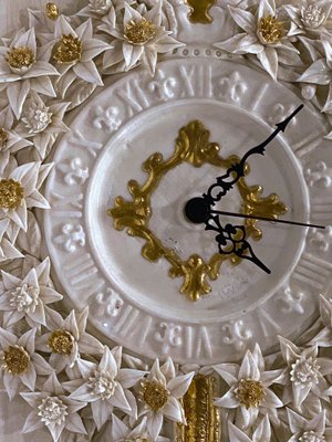 Porcelain Wall Clock by Giulio Tucci-VHF-1057186