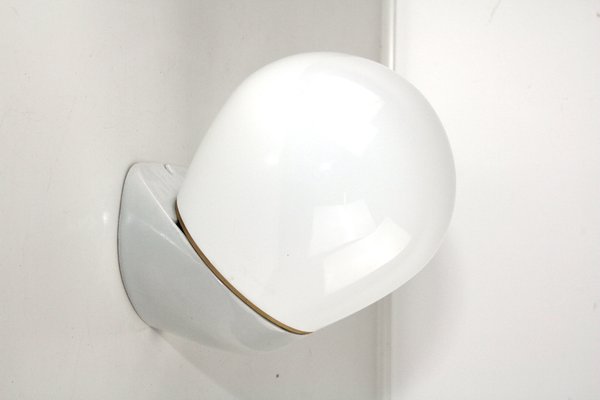 Porcelain Wall Lamp from Wagenfeld, 1950s-ZWH-1356715