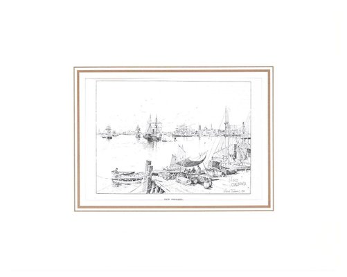 Port of New Orleans - Original Lithograph by J.H. Tringham - 1890 1890-ZCI-758715