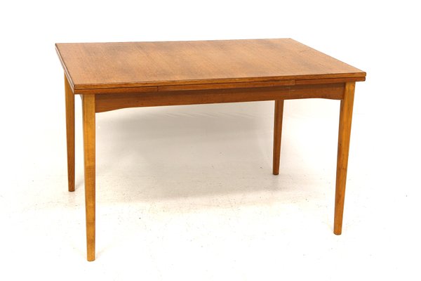 Portefeuille Dining Table in Teak, Sweden, 1960s-GEK-1435932