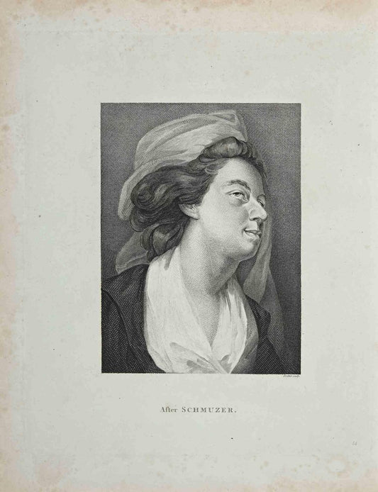 Portrait After Schmuzer, Etching, Thomas Trotter, 1810