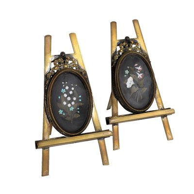 Portrait Holders in Bronze by Enrico Bosi, Set of 2-VMM-1761288