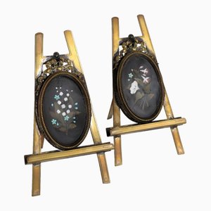 Portrait Holders in Bronze by Enrico Bosi, Set of 2-VMM-1761288