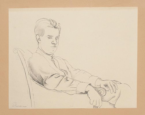 Portrait of a Boy - Original Lithograph - 20th Century 20th Century-ZCI-758483