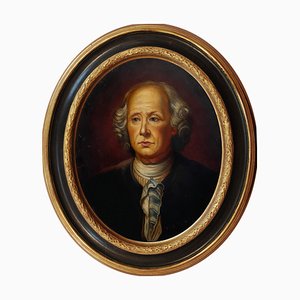 Portrait of a Gentlmen, French School, 2006, Oil on Canvas, Framed-YUW-1314813