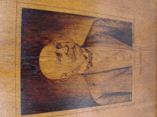 Portrait of Graf Zeppelin, 1940s, Oak Wood, Framed-XHP-1241341