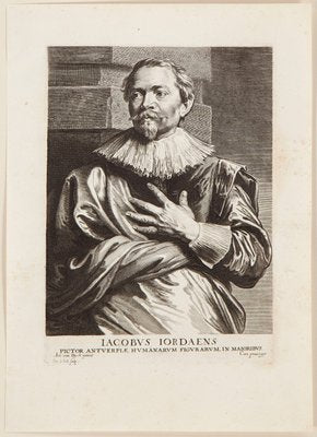 Portrait of Jacob Jordaens, 19th-Century, Etching-WMV-1127113