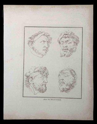 Portrait of Men, Original Etching, 1810-ZCI-1164258