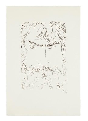 Portrait of Oedipus - Original Etching by Giacomo Manzù - 1968 1968-ZCI-761666