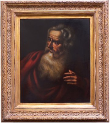 Portrait of Philosopher, Neapolitan School, 2008, Oil on Canvas, Framed-YUW-1314632