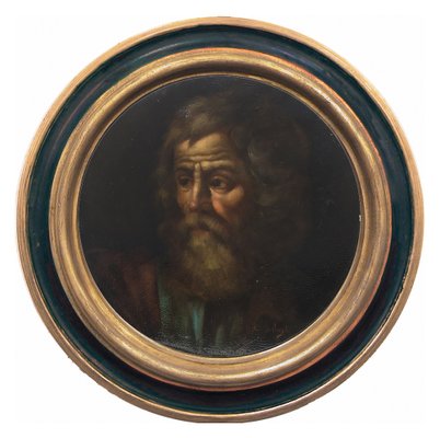 Portrait of Philosopher, Spanish School, 2011, Oil on Canvas, Framed-YUW-1314626