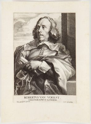 Portrait of Robert Van Verst, 19th-Century, Etching-WMV-1127119