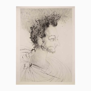 Portrait of Ronsard, 1968, Etching-ZCI-2018715