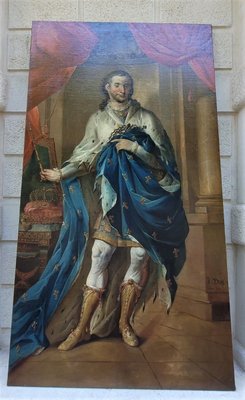 Portrait of Saint Louis, Oil on Canvas, Bulffe, Early 19th Century-SYQ-994938