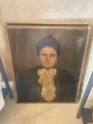 Portrait of Woman, 1900, Painting, Framed-TEP-1802687