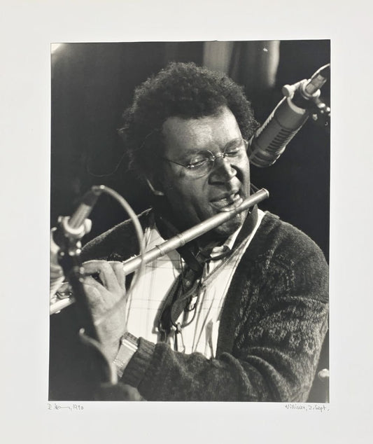 Portrait Photo of Anthony Braxton by Rolf Hans, 1990