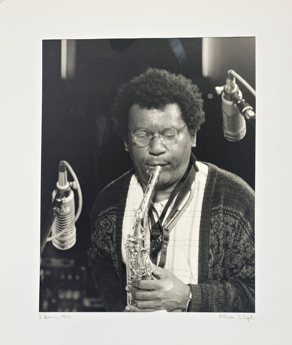 Portrait Photo of Anthony Braxton by Rolf Hans, 1990