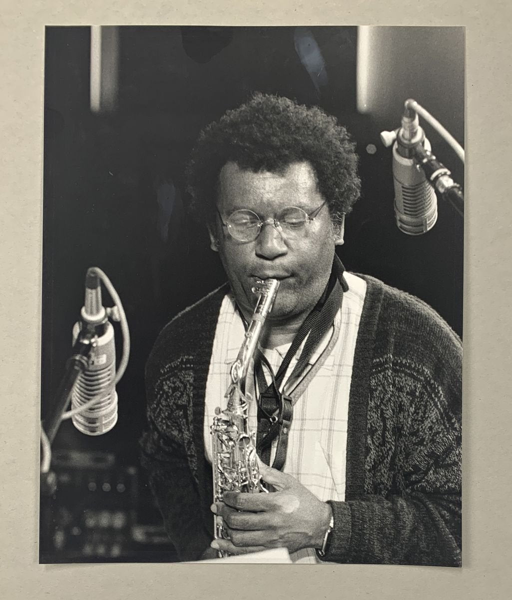 Portrait Photo of Anthony Braxton by Rolf Hans, 1990