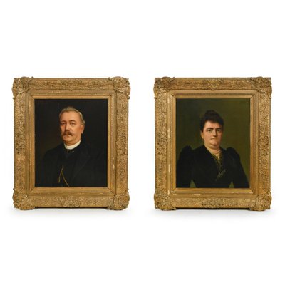 Portraits of Family Picon, Francesc Parera, Set of 2-NQ-946356