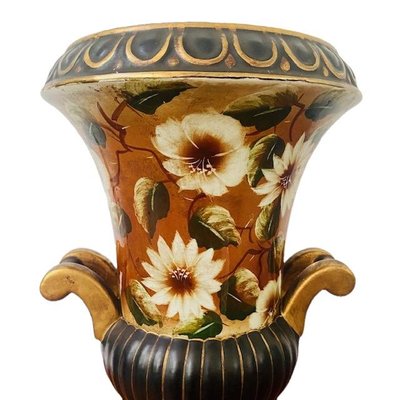 Portugese Ceramic Hand-Painted Vase by Olario de Alcobaca OAL, 1970s-BMU-1815974