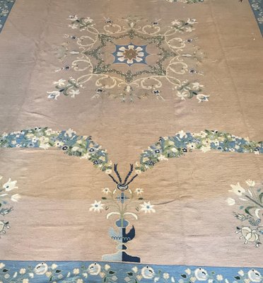 Portuguese Needlepoint Rug from Arraiolos Factory, 1940s-MBH-1031597