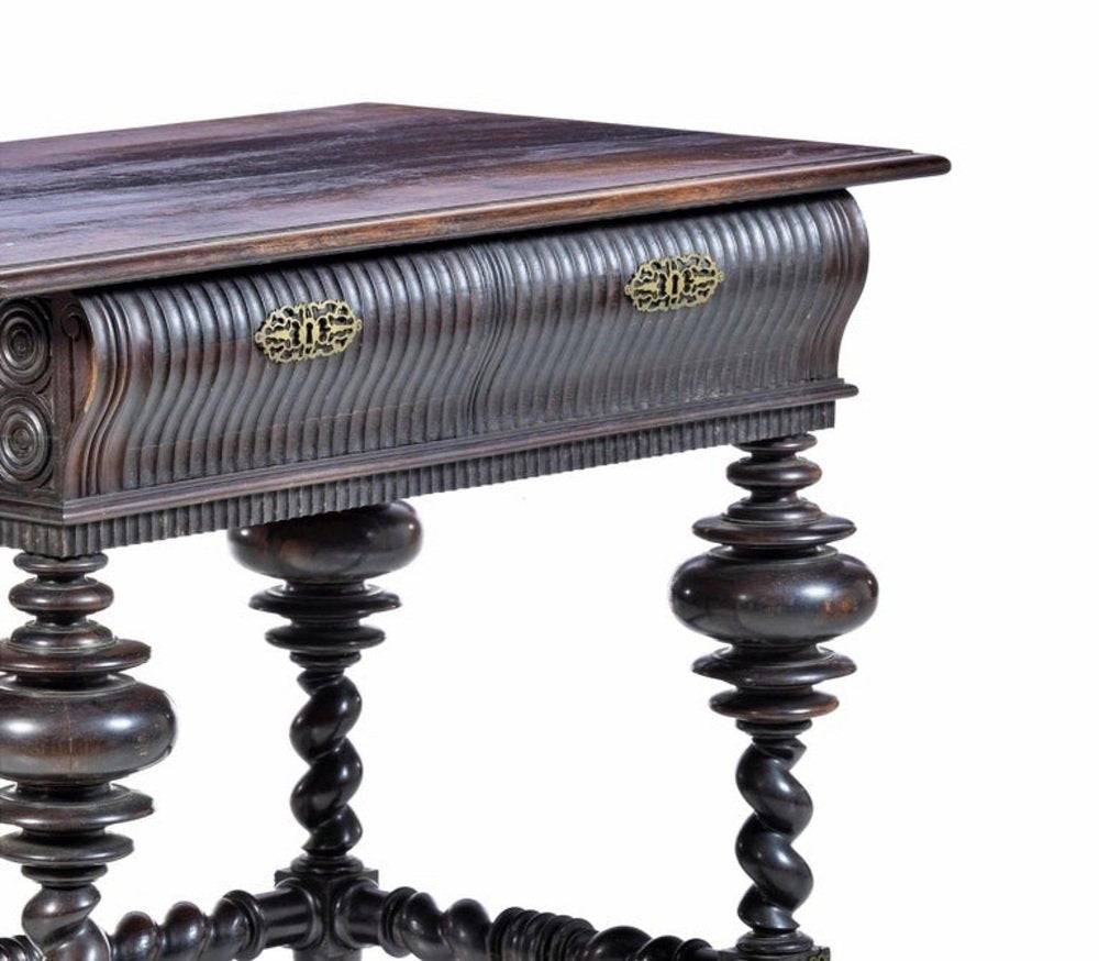 Portuguese Rosewood Buffet Table, 19th Century