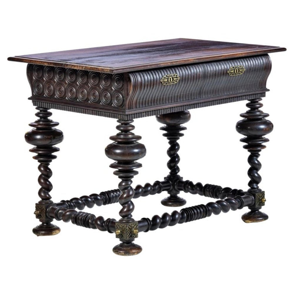 Portuguese Rosewood Buffet Table, 19th Century