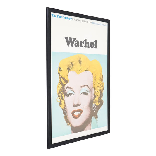 Poster at the Tate Gallery by Andy Warhol, 1971