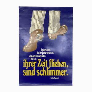 Poster Design / Collage with a Quote by Stefan Napierski, Germany, 1920s-CZ-1822885