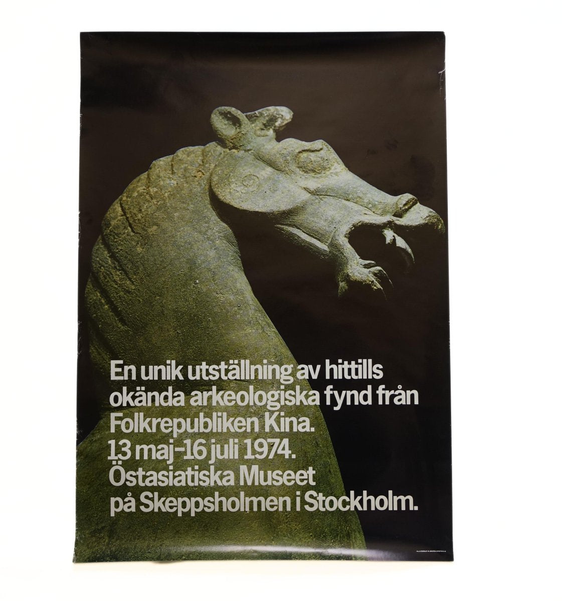 Poster from Östasiatiska Museet, 1974