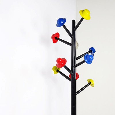 Postmodern Albero dei Cappelli Coat Stand by Ugo Nespolo for Origlia, 1978-JG-1797159