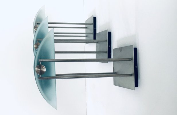 Postmodern Architectural Wall Lamps by Moonlight Design, Belgium 1990s, Set of 3-RQV-1430670