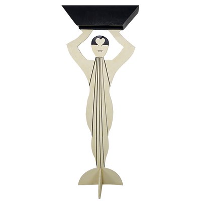 Postmodern Art Deco Style Plant Stand in the Shape of an Elegant Lady-RY-716486