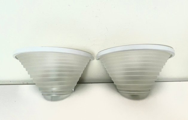 Postmodern Artemide Egisto Sconces by Angelo Mangiarotti, Italy, 1980s, Set of 2-WZZ-1393922