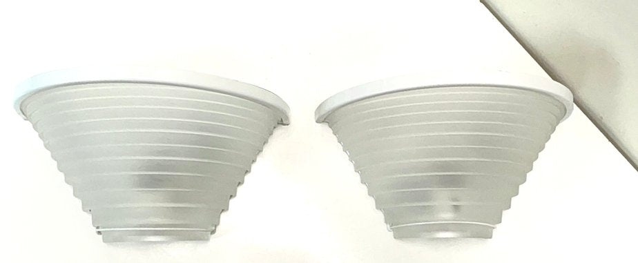 Postmodern Artemide Egisto Sconces by Angelo Mangiarotti, Italy, 1980s, Set of 2-WZZ-1393922