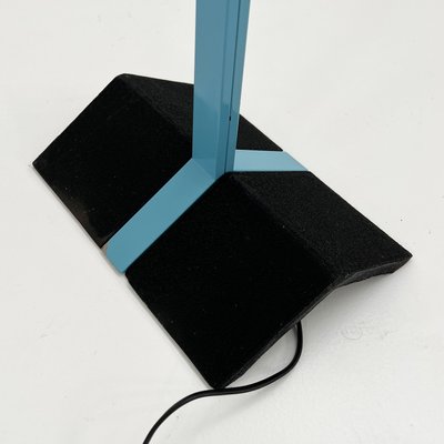 Postmodern Black & Blue Floor Lamp, 1980s-WZS-2031447