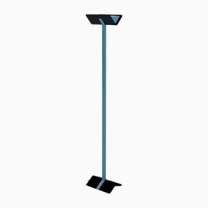 Postmodern Black & Blue Floor Lamp, 1980s-WZS-2031447