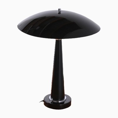 Postmodern Black UFO Table Light by Hala, 1980s-XT-1362361