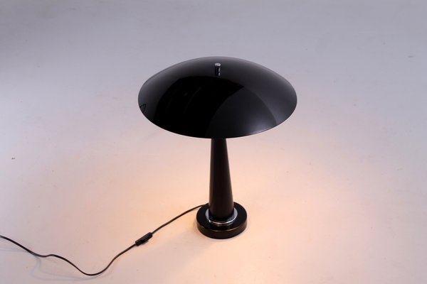 Postmodern Black UFO Table Light by Hala, 1980s-XT-1362361