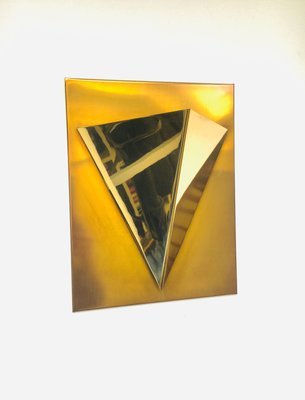 Postmodern Brass Wall Lamp Sconce from Liro, Belgium, 1980s-RQV-937480