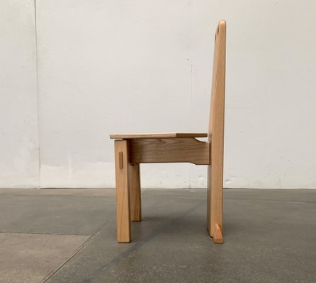 Postmodern Brutalist Wooden Children Chair, 1990s-UAH-1466283