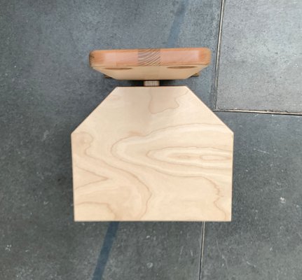 Postmodern Brutalist Wooden Children Chair, 1990s-UAH-1466283