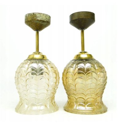 Postmodern Ceilling Lamps, Poland, 1950s, Set of 2-BKO-1424828