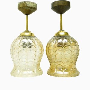 Postmodern Ceilling Lamps, Poland, 1950s, Set of 2-BKO-1424828