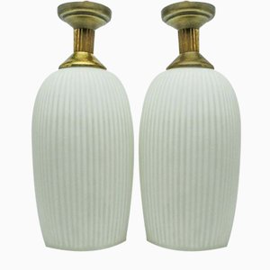 Postmodern Ceilling Lamps, Poland, 1950s, Set of 2-BKO-1423084