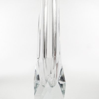 Postmodern Crystal Vase attributed to for Zelezny Brod Glassworks, Former Czechoslovakia, 1950s-BKO-1824373