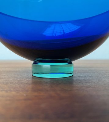 Postmodern Danish Crystal Glass Bowl by Anja Kjaer for Royal Copenhagen-UAH-1705831