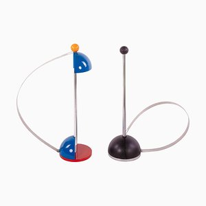 Postmodern Desk Lamps by Siggi Fischer for Thomas Schulte Designmanufaktur Leverkusen, Set of 2-DEK-932697