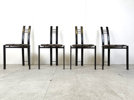 Postmodern Dining Chairs, 1980s, Set of 4-IRH-1788429